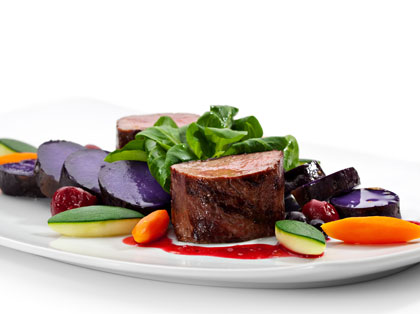 pan fried wild venison - game meat online from Fare Game